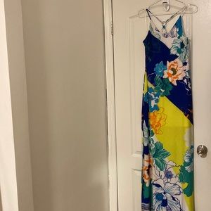 Long floral dress